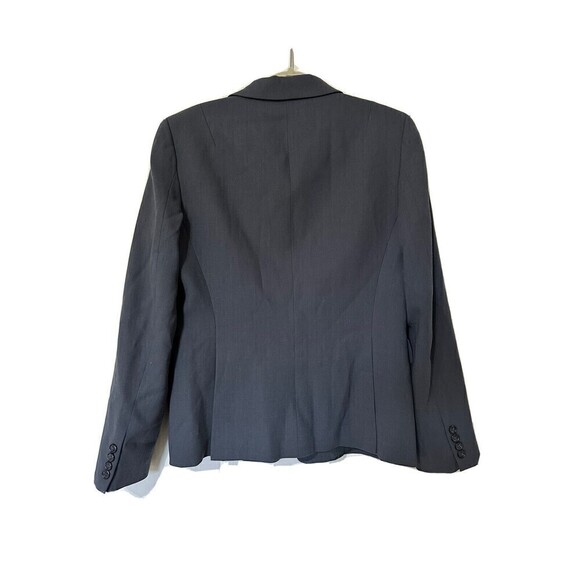 J Crew Wool Blazer Womens Gray Three Button Lined Long Sleeve Sz 8 - Picture 2 of 8